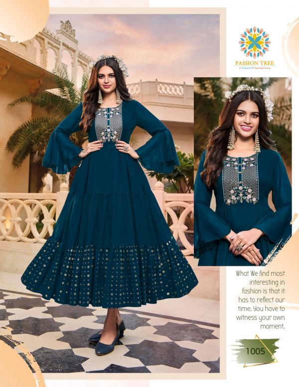 Flair Glory Vol 1 By Passion Tree Designer Georgette Kurti Collection